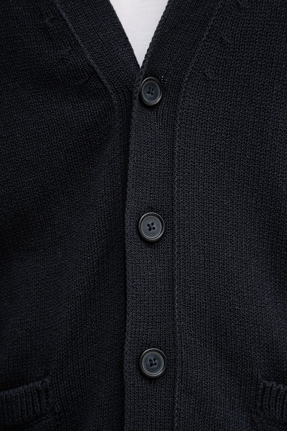 BOSS cardigan pentru bărbați, cu bumbac BOSS X DAVID BECKHAM 50563597 bleumarin