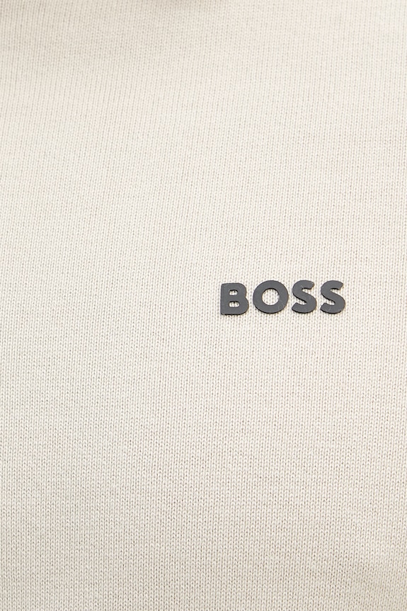 BOSS Green polo tricotat pentru bărbați, din bumbac X PS 50558344 bej