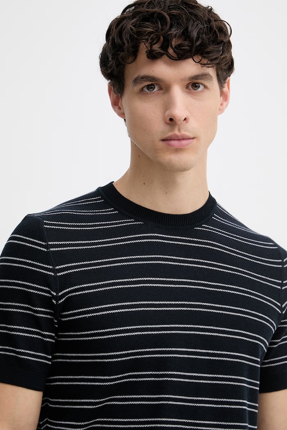 BOSS tricou pentru bărbați, cu bumbac Nalon bleumarin 50560482