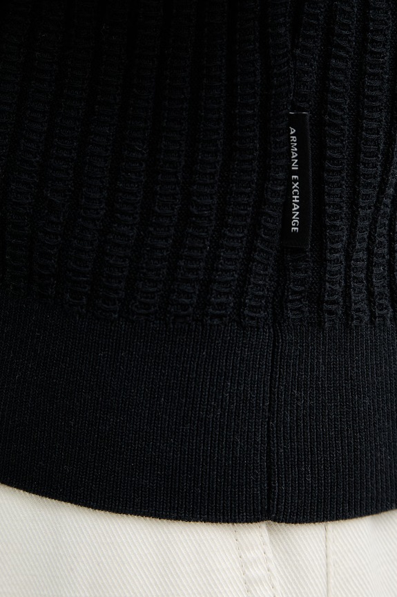 Armani Exchange sveter pánsky bavlnený XM002161.AF20139 tmavomodrá
