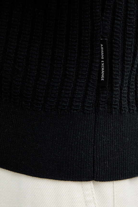 Armani Exchange sveter pánsky bavlnený XM002161.AF20139 tmavomodrá