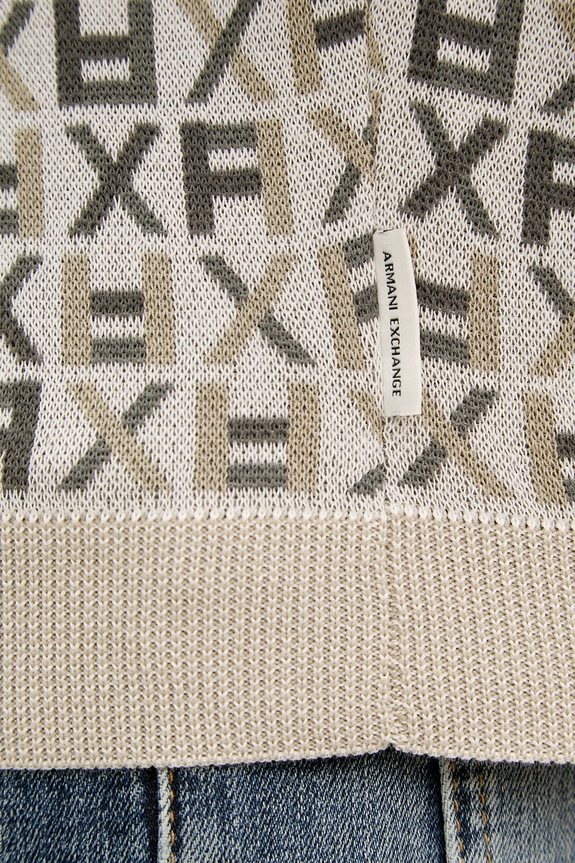 Armani Exchange pulover bărbați din bumbac bej XM002441.AF22252