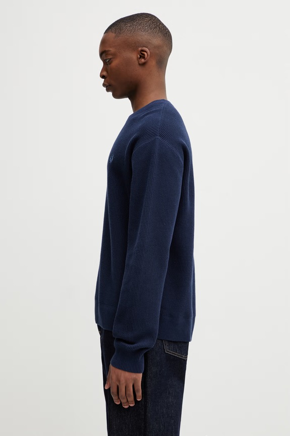 Fred Perry sweter bawełniany K2318 granatowy SS26