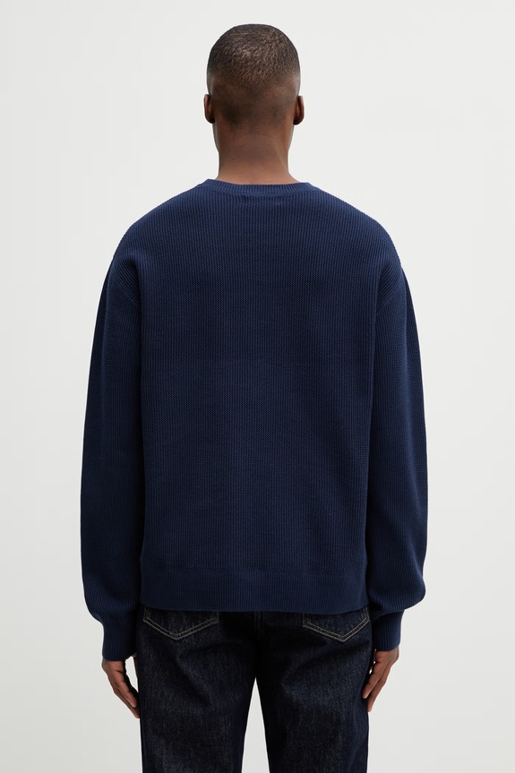 Дрехи Памучен пуловер Fred Perry K2318 тъмносин
