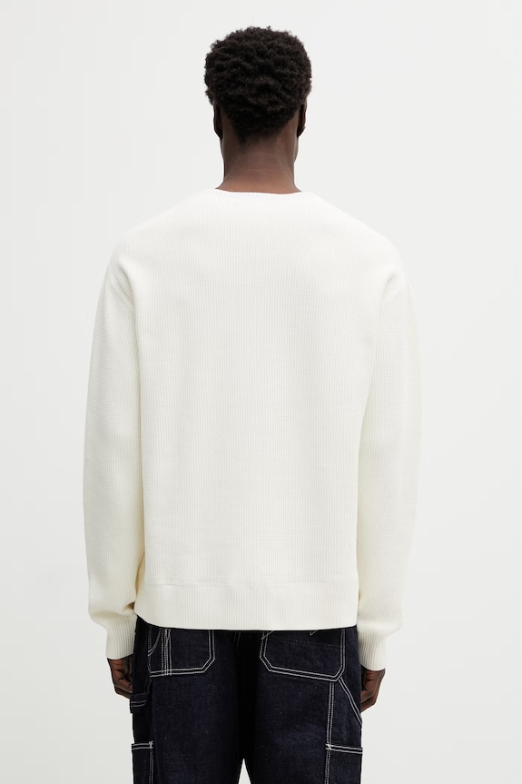 Odzież Fred Perry sweter bawełniany K2318 beżowy