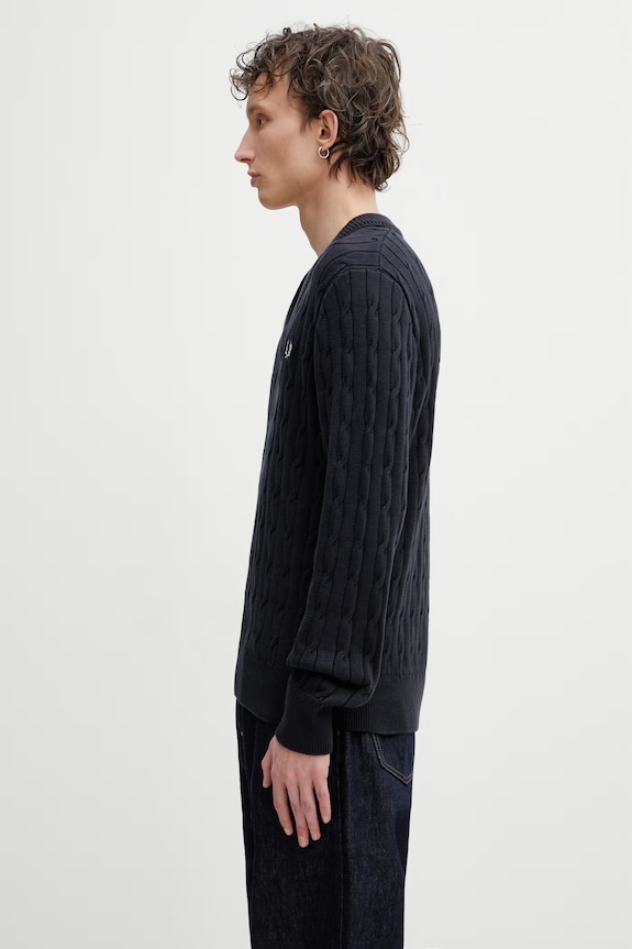 Fred Perry sweter męski K2321 granatowy SS26
