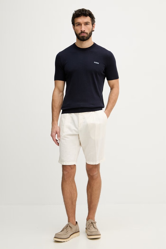 Guess pánsky sveter M6GR03.Z0556 tmavomodrá SS26