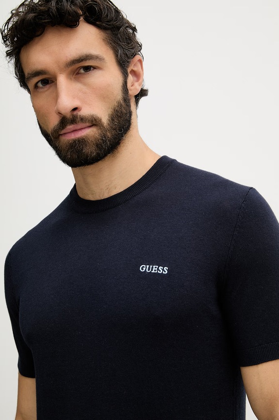 Guess pánsky sveter tmavomodrá M6GR03.Z0556