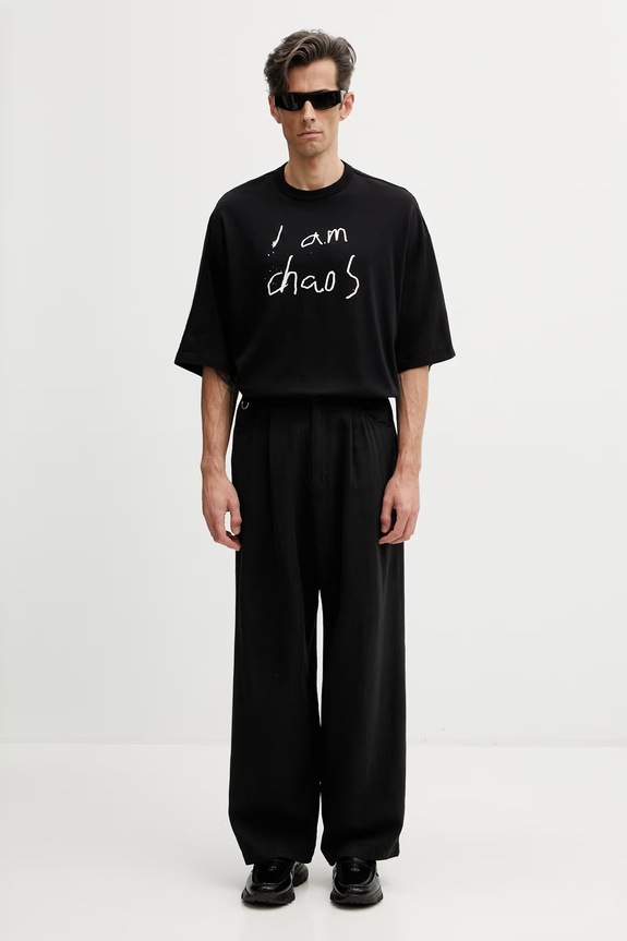 Undercover PULLOVER t-shirt βαμβακερό Ανδρικό UP1F4808 μαύρο