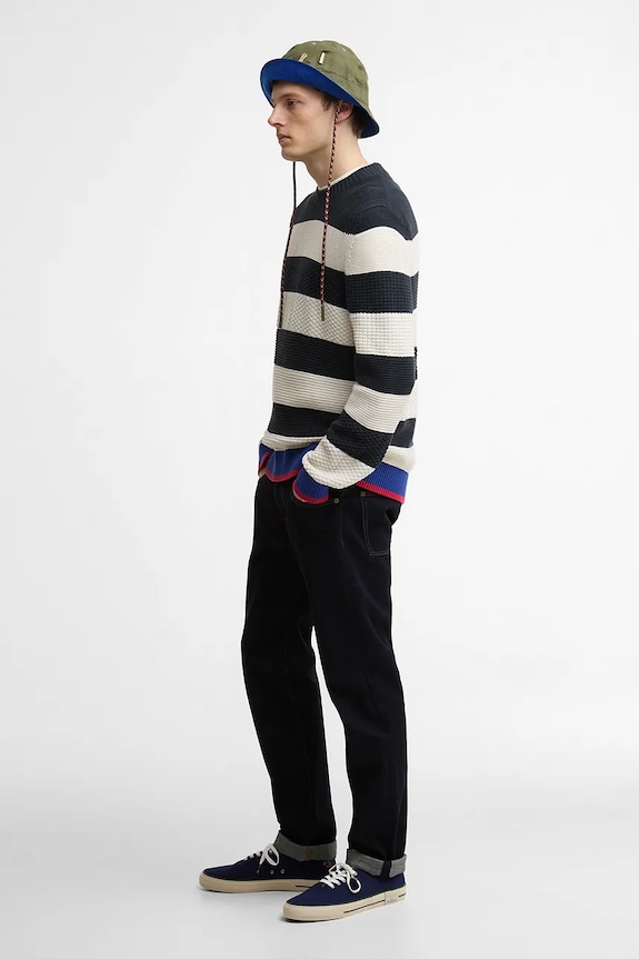 Barbour x Paul Smith Southwold пуловер от памук мъжки MKN1724BL51 бежов SS26