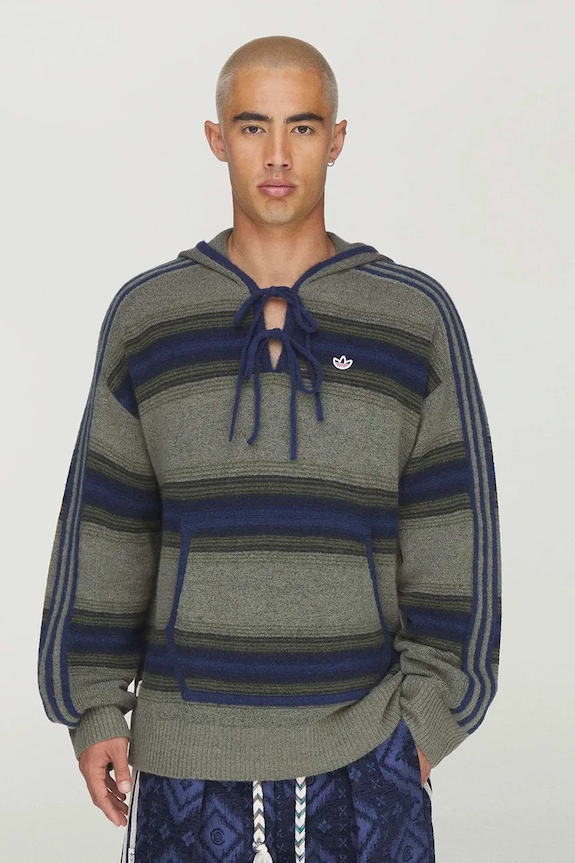 adidas Originals CLOT x adidas by Edison Chen πουλόβερ με πρόσμιξη μαλλιού Ανδρικό πράσινο KE7064