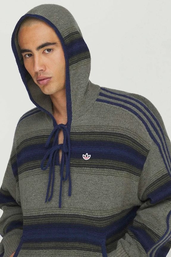 adidas Originals CLOT x adidas by Edison Chen πουλόβερ με πρόσμιξη μαλλιού Ανδρικό πράσινο KE7064