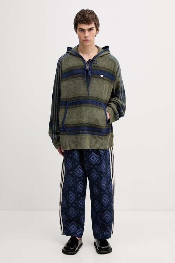 adidas Originals CLOT x adidas by Edison Chen maglione con misto lana da uomo KE7064 verde