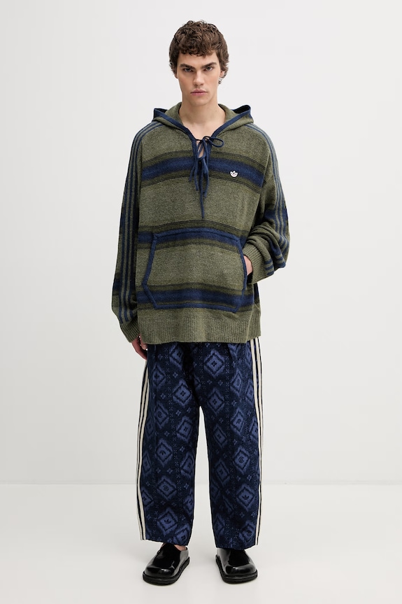 adidas Originals CLOT x adidas by Edison Chen maglione con misto lana da uomo KE7064 verde