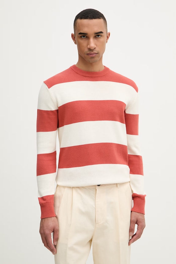 United Colors of Benetton sveter pánsky bavlnený béžová 1098K10BA
