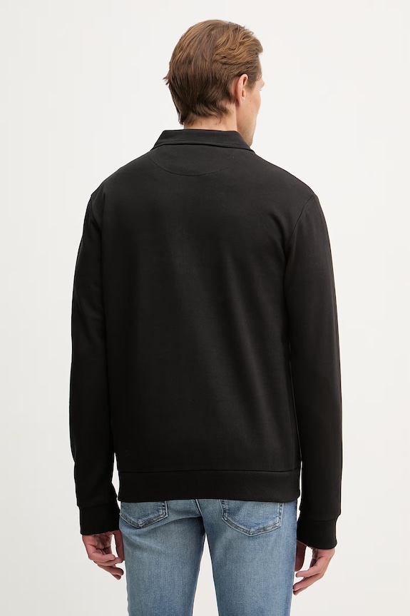 Одяг U.S. Polo Assn. кофта чоловіча бавовняна LB Sweat Zip MUP4652 чорний