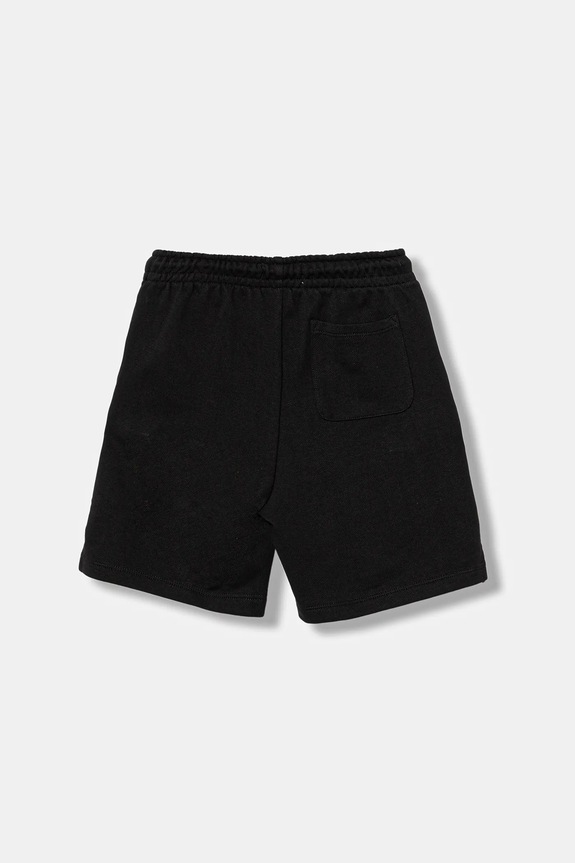 Calvin Klein Jeans szorty bawełniane dziecięce IU0IU00723.128.176.PPY2 czarny SS26