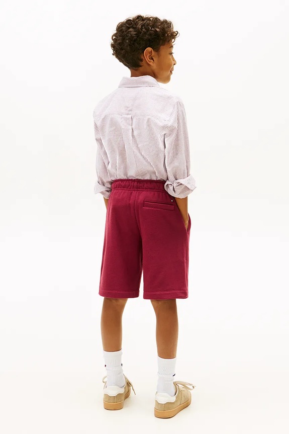 Tommy Hilfiger szorty dziecięce bordowy KB0KB10023.104.122.PPY2