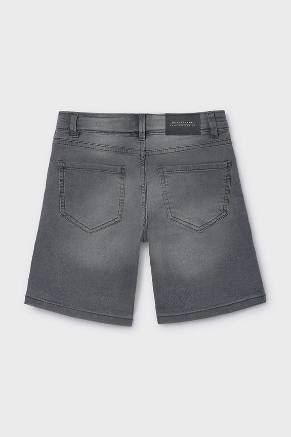 Mayoral szorty jeansowe dziecięce 252.7G.Junior.PPY2 czarny SS26
