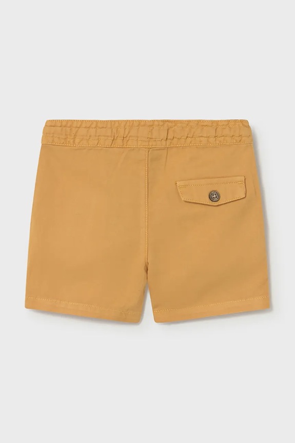 Mayoral pantaloni scurți din amestec de in pentru copii 1220.3F.Baby.PPY2 galben SS26