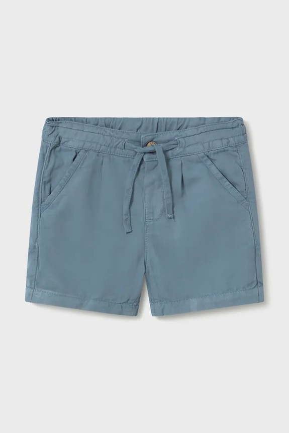 Mayoral pantaloni scurți din amestec de in pentru copii casual albastru 1220.3F.Baby.PPY2