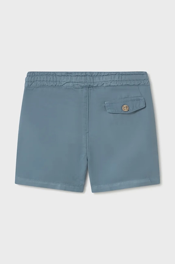 Mayoral pantaloni scurți din amestec de in pentru copii 1220.3F.Baby.PPY2 albastru SS26