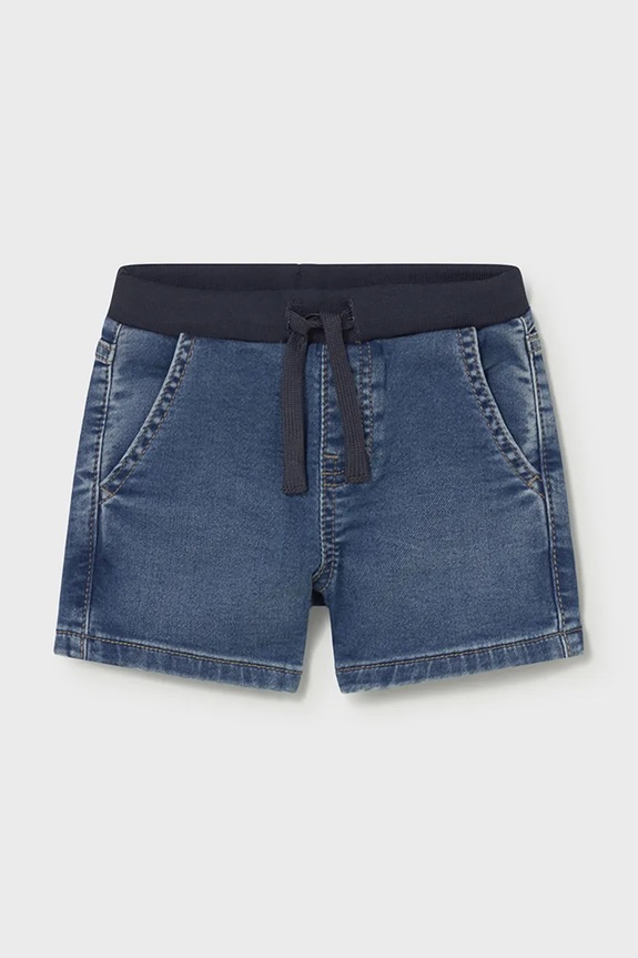 Mayoral pantaloni scurți din denim pentru copii casual albastru 1221.3F.Baby.PPY2