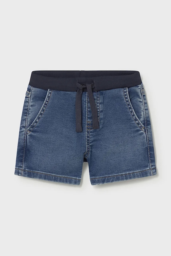 Mayoral pantaloni scurți din denim pentru copii casual albastru 1221.3F.Baby.PPY2