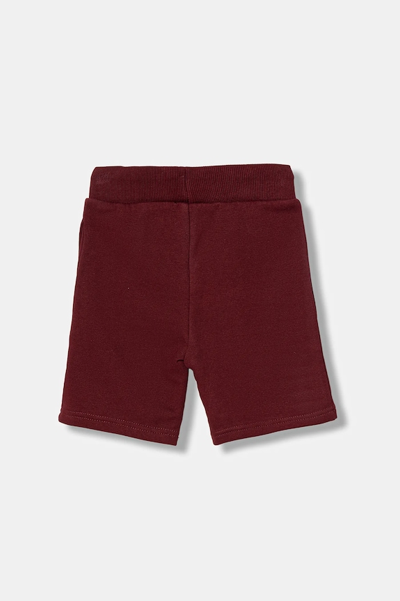 Detské bavlnené šortky Guess N6RD02.KAD74.PPY2 burgundské SS26