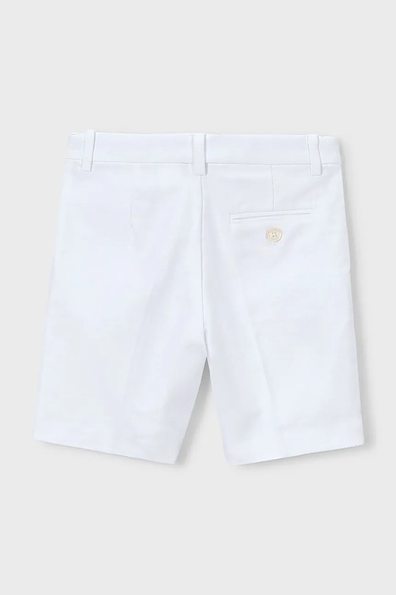 Αγορίστικα Παιδικό λινό σορτς Mayoral 3201.5B.Mini.PPY2 λευκό