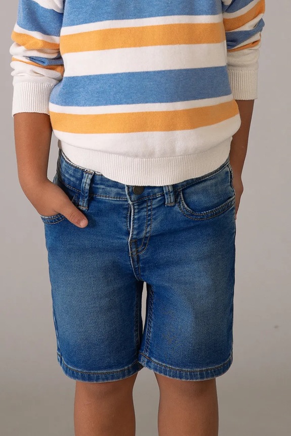 Mayoral gyerek farmer rövidnadrág 3205.5D.Mini.PPY2 kék