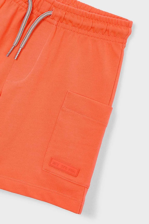 Mayoral pantaloni scurți din bumbac pentru copii portocaliu 3211.5H.Mini.PPY2