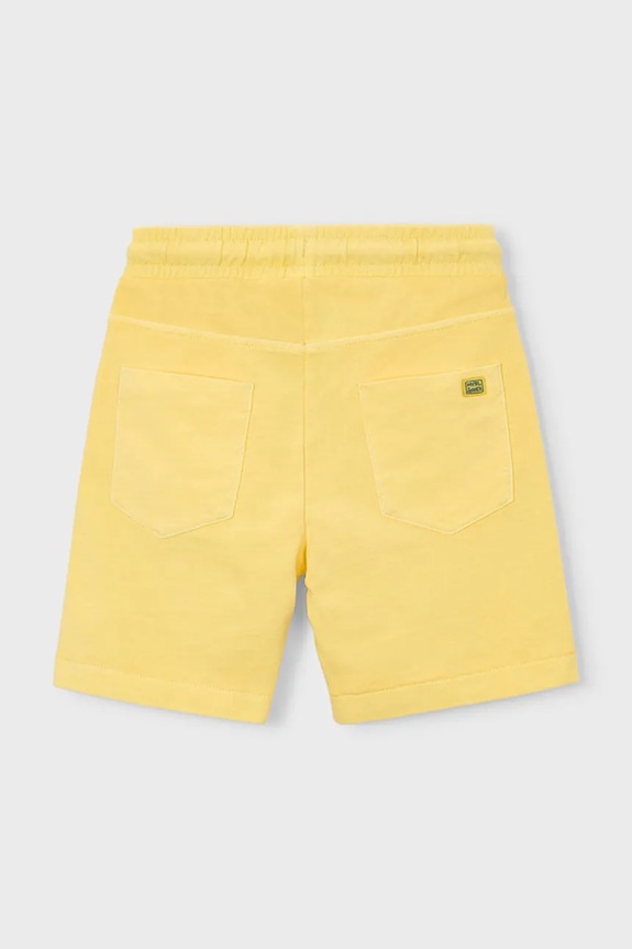 Băieți Mayoral pantaloni scurți din bumbac pentru copii 3215.5J.Mini.PPY2 galben