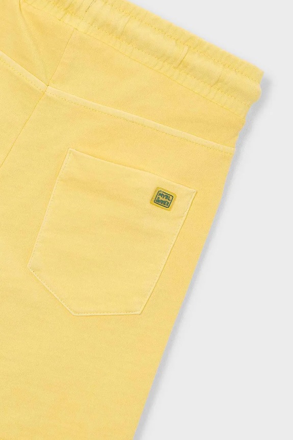 Mayoral pantaloni scurți din bumbac pentru copii galben 3215.5J.Mini.PPY2