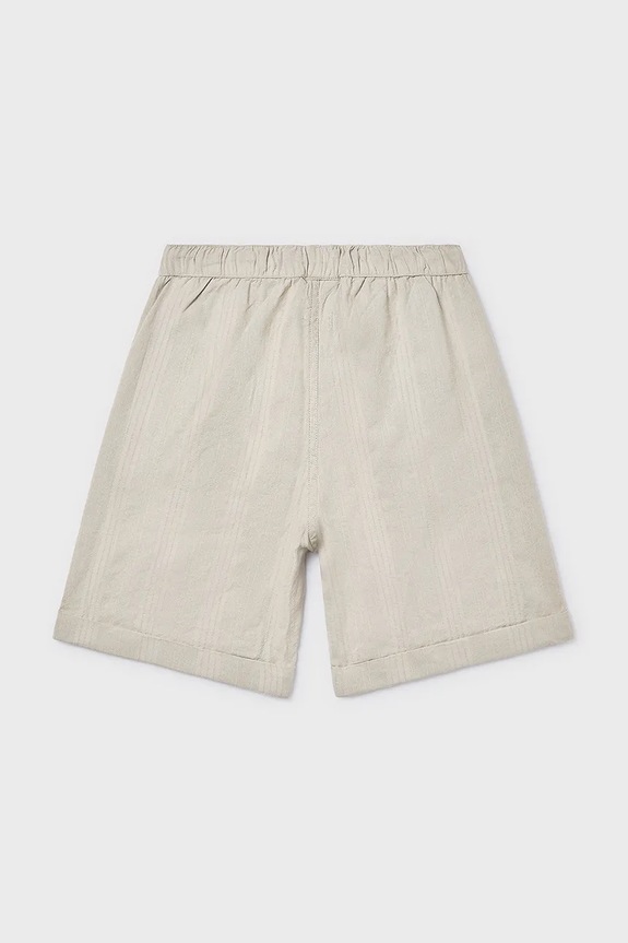 Băieți Mayoral pantaloni scurți din bumbac pentru copii 6215.7B.Junior.PPY2 bej