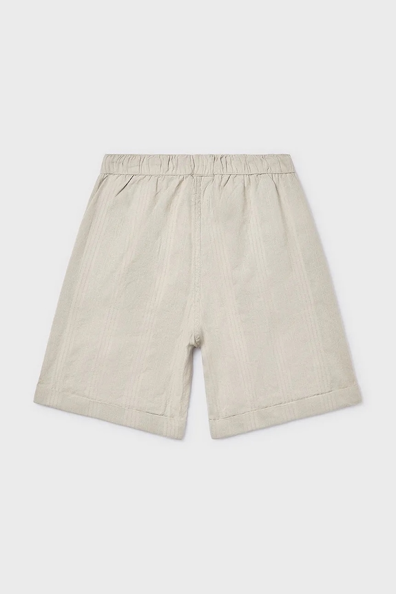 Băieți Mayoral pantaloni scurți din bumbac pentru copii 6215.7B.Junior.PPY2 bej