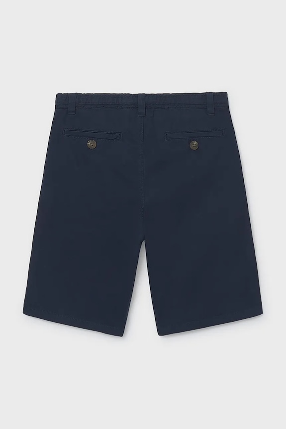 Mayoral pantaloni scurți din bumbac pentru copii 6216.7B.Junior.PPY2 bleumarin SS26