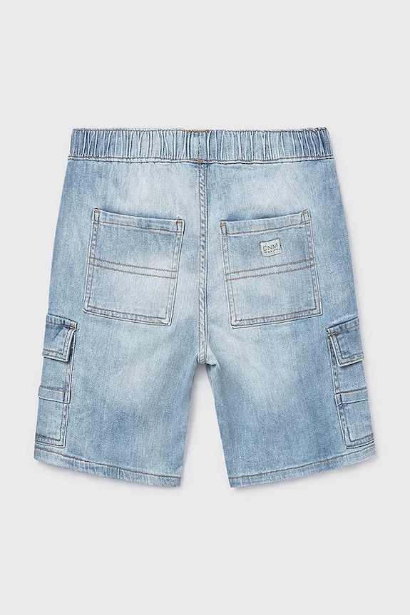 Mayoral pantaloni scurți din denim pentru copii 6218.7C.Junior.PPY2 albastru SS26