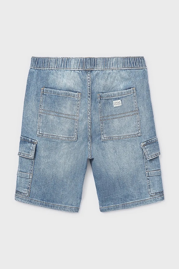 Băieți Mayoral pantaloni scurți din denim pentru copii 6218.7C.Junior.PPY2 albastru