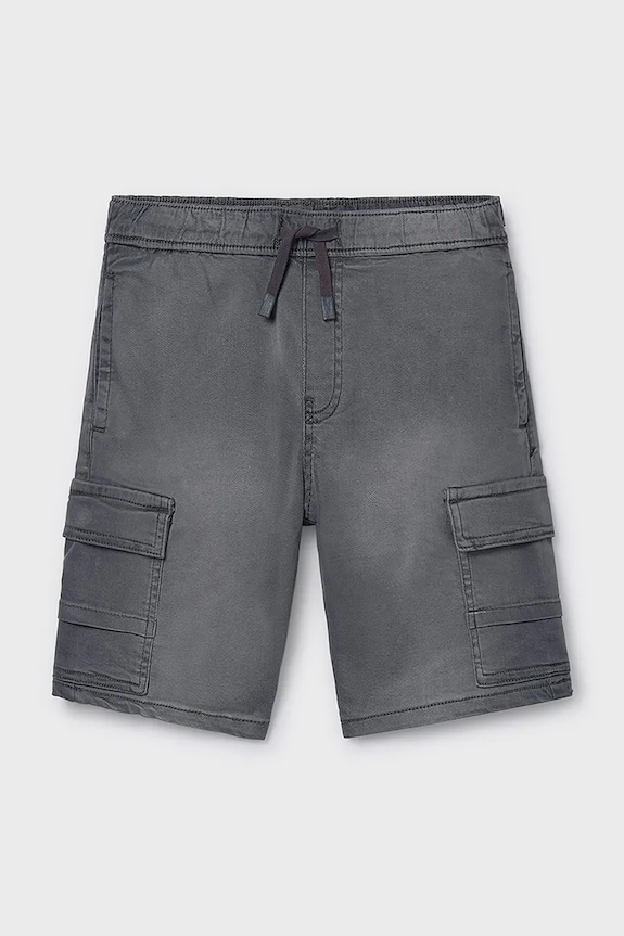 Дитячі джинсові шорти Mayoral casual сірий 6218.7C.Junior.PPY2