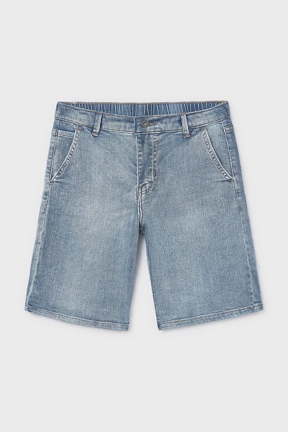 Mayoral pantaloni scurți din denim pentru copii 6220.7G.Junior.PPY2 albastru SS26