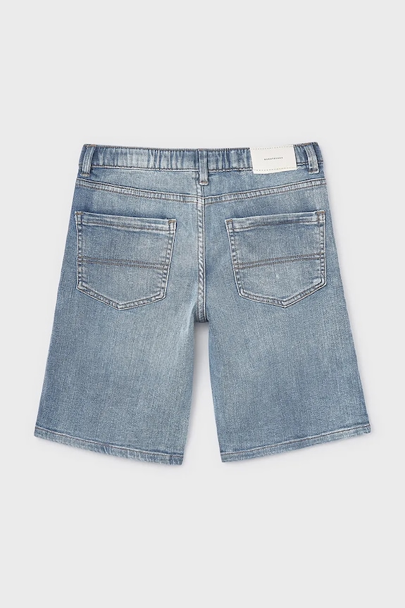 Băieți Mayoral pantaloni scurți din denim pentru copii 6220.7G.Junior.PPY2 albastru