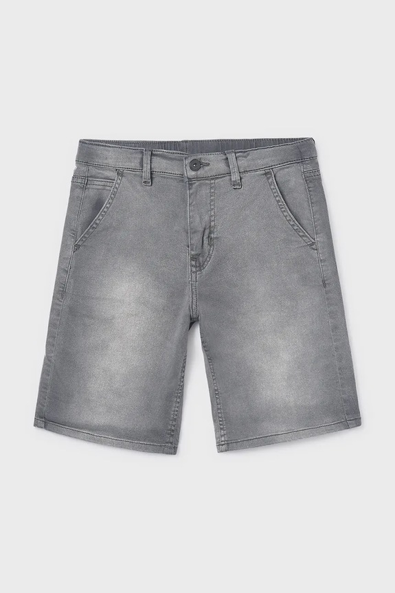 Mayoral pantaloni scurți din denim pentru copii casual gri 6220.7G.Junior.PPY2