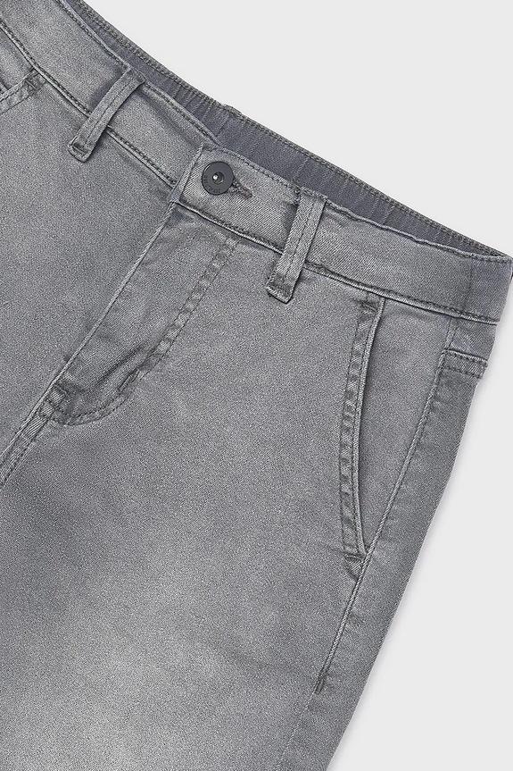 Băieți Mayoral pantaloni scurți din denim pentru copii 6220.7G.Junior.PPY2 gri
