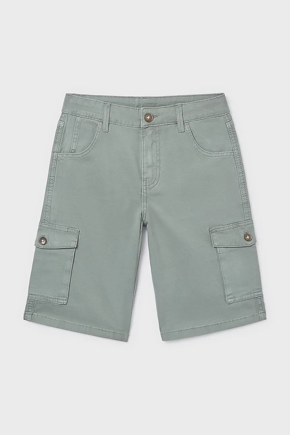 Detské krátke nohavice Mayoral 6221.7G.Junior.PPY2 zelená SS26