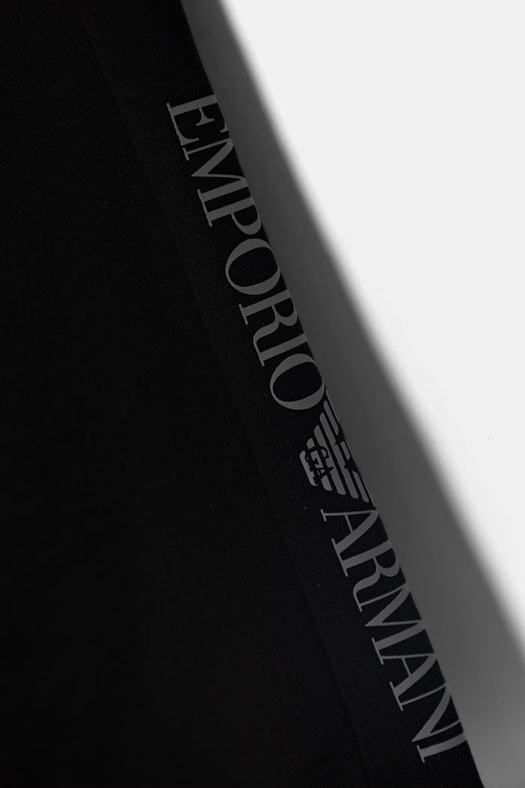 Fiú EA7 Emporio Armani gyerek pamut rövidnadrág 7B000299.AF13512 fekete