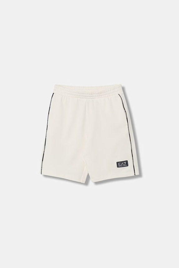 EA7 Emporio Armani bermudy detské s bavlnou béžová 7B000254.AF16591