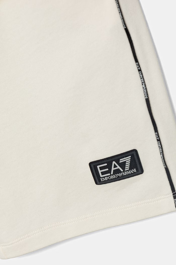 Chlapec EA7 Emporio Armani bermudy detské s bavlnou 7B000254.AF16591 béžová