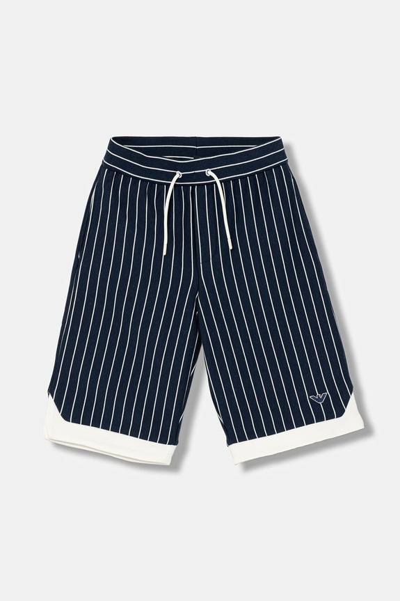 Dječje pamučne kratke hlače Emporio Armani casual mornarsko plava EB001057.AF21874