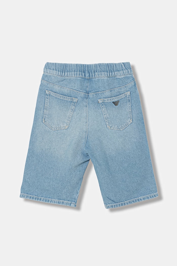 Dječje traper kratke hlače Emporio Armani EB001264.AF21778 plava SS26